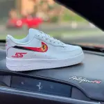 Ferrari F1 Custom Nike Air Force 1 Sneakers – Hand-Painted Racing Streetwear