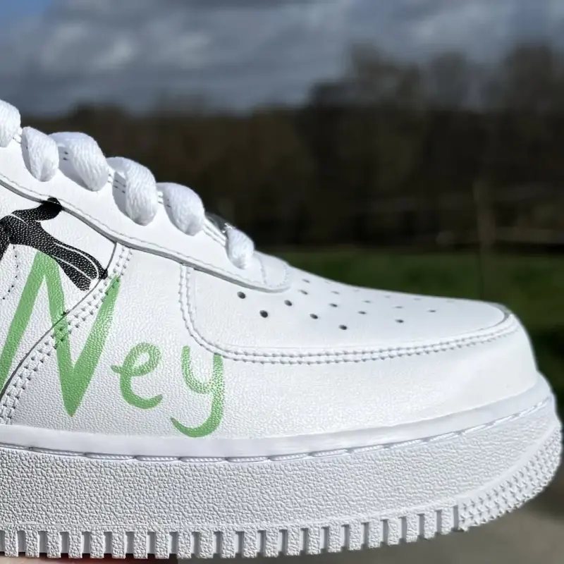 Custom Daffy Duck Looney Tunes Sneakers – Hand-Painted Cartoon Air Force 1 Shoes | Retro Streetwear by JadoreArt